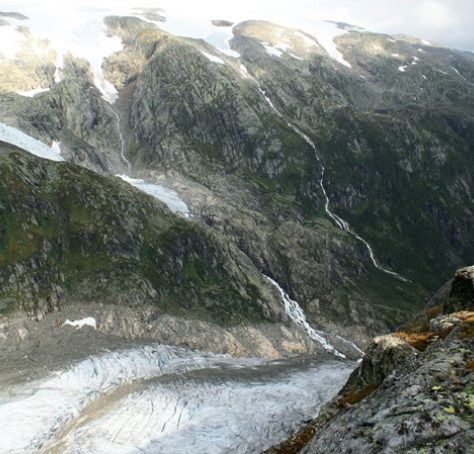 Utsikt over Buerbreen.