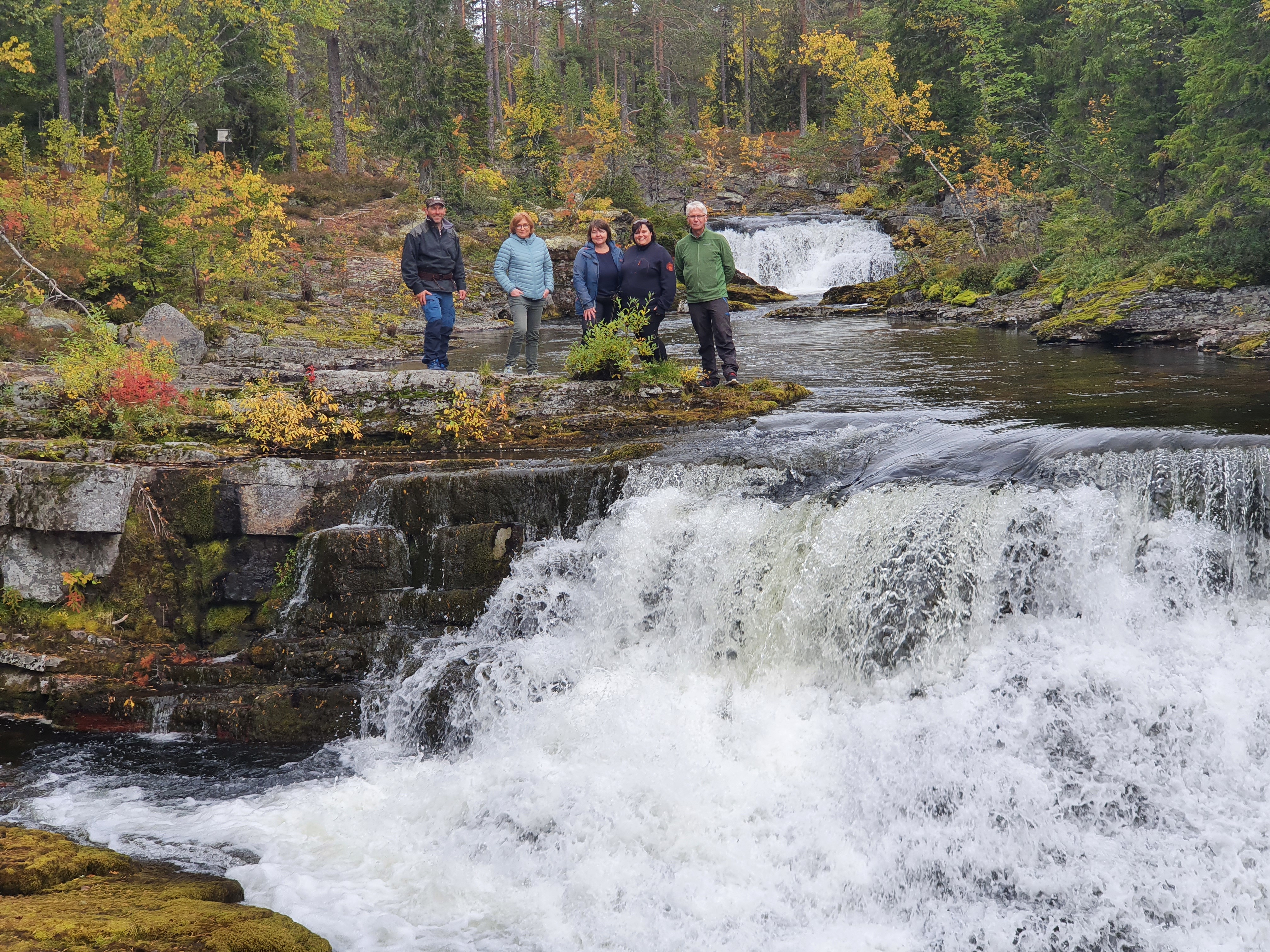 Nasjonalparkstyret ved Bråtafallet i Bergådalen