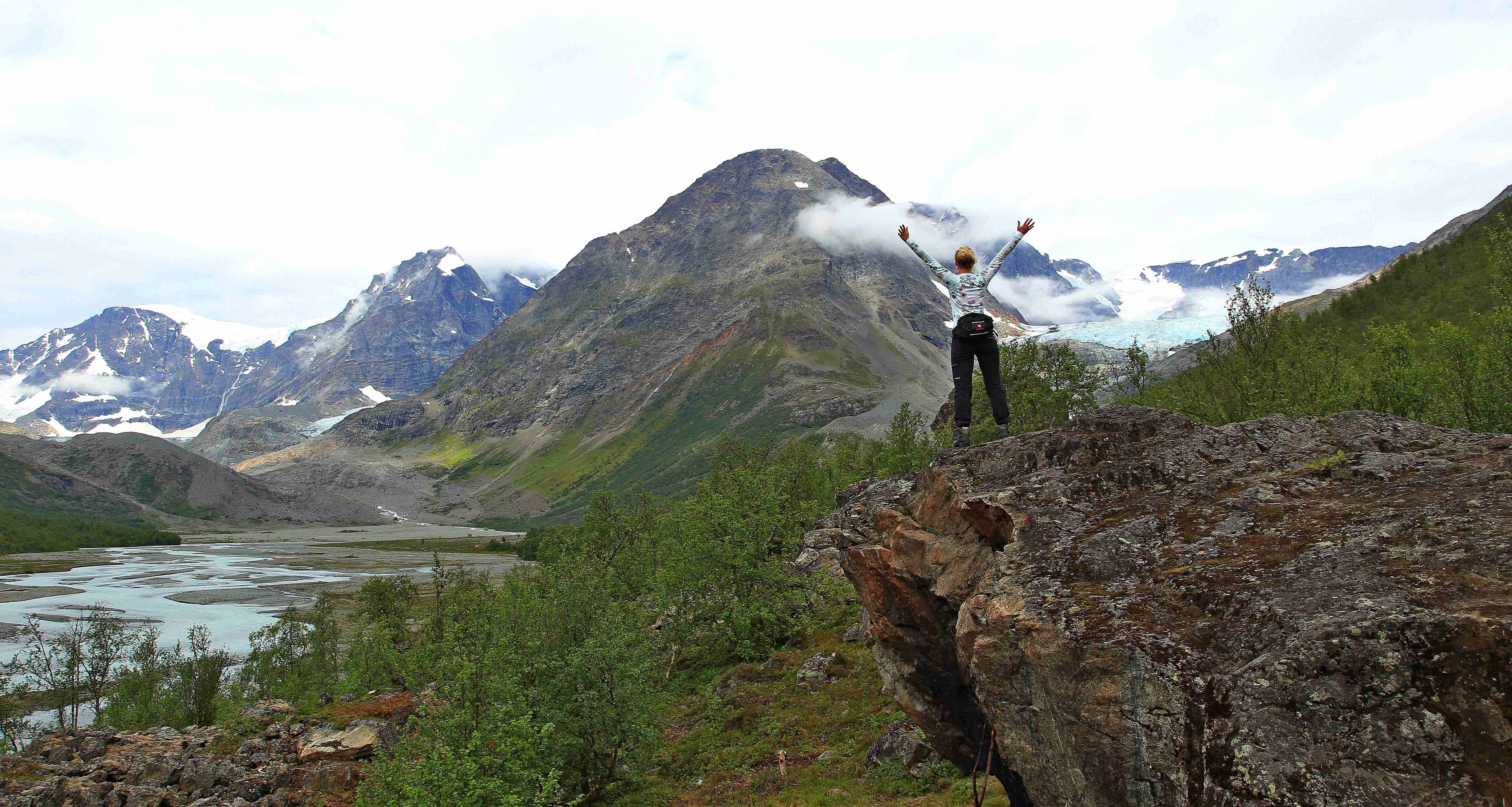 Utsikt over Dalbotn i Lyngsdalen